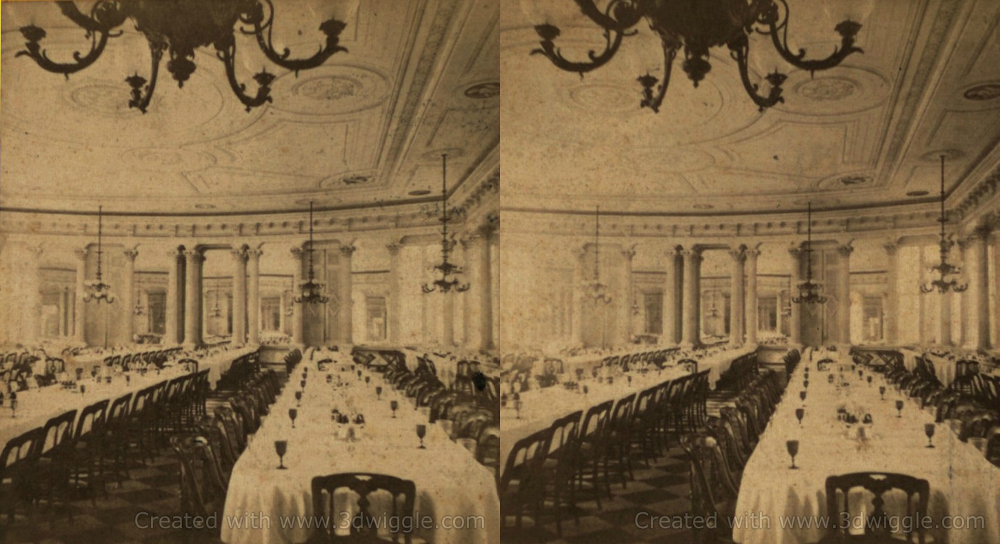 Dining Room of the 5th Avenue Hotel New York Public Library