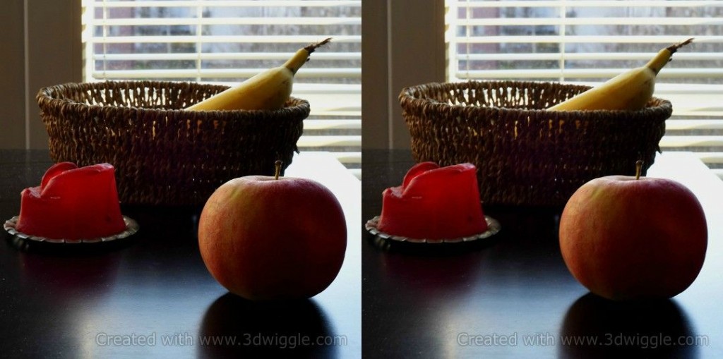 fruit on the table 3dwiggle example