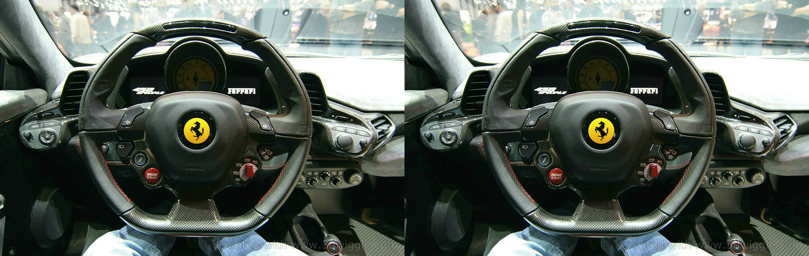 Ferrari interior crosseye image